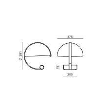Stilnovo Meta table lamp - Agof Store