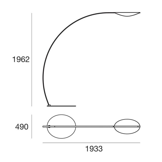 Diphy Lampada da terra Stilnovo - Agof Store