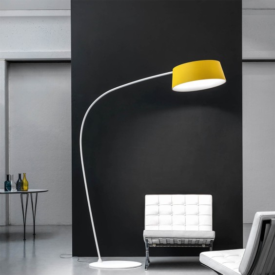 Stilnovo Oxygen Curved floor lamp - Agof Store