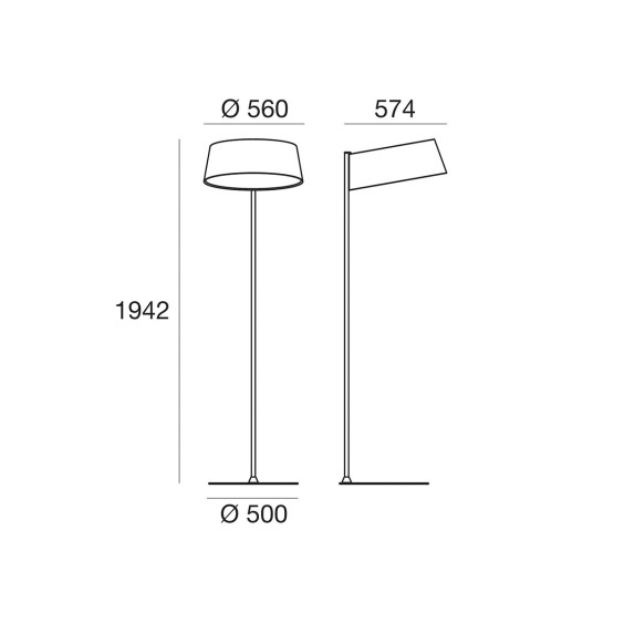 Stilnovo Oxygen floor lamp - Agof Store