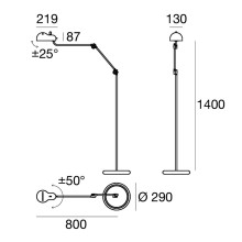 Stilnovo Topo floor lamp - Agof Store