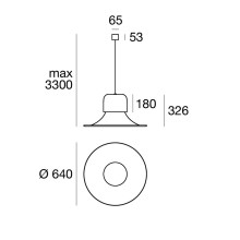 Stilnovo Campana pendant lamp - Agof Store Stilnovo Campana pendant lamp - Agof Store