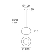Stilnovo La Marièe pendant lamp - Agof Store