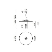 Stilnovo Luna pendant lamp - Agof Store