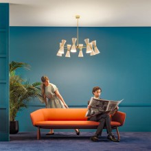 Stilnovo Megafono 6x2 pendant lamp - Agof Store Stilnovo Megafono 6x2 pendant lamp - Agof Store