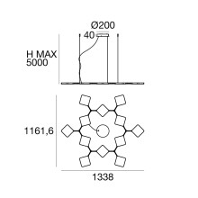 Stilnovo Quad 12 Pendelleuchte - Agof Store