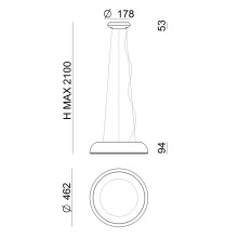 Stilnovo Reflexio pendant lamp - Agof Store