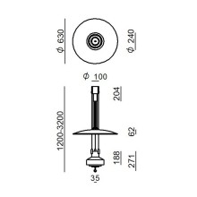Stilnovo Saliscendi pendant lamp - Agof Store