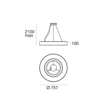 Stilnovo Saturn pendant lamp - Agof Store