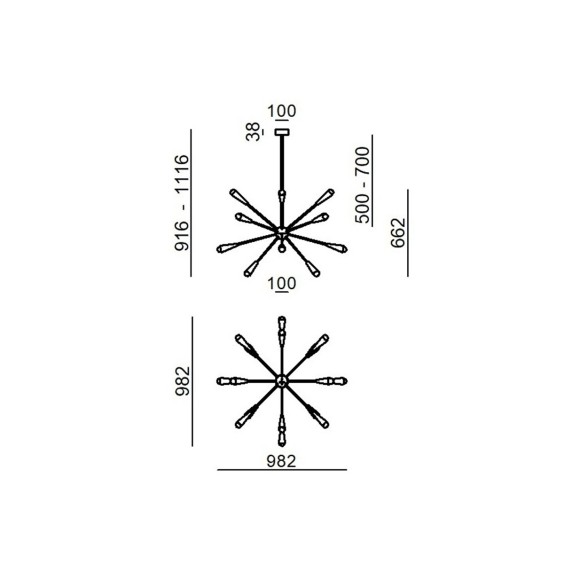 Stilnovo Sputnik pendant lamp - Agof Store