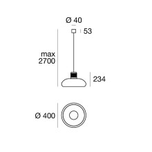 Stilnovo Trepiù pendant lamp - Agof Store