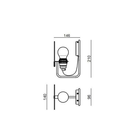 Stilnovo Bugia wall lamp - Agof Store