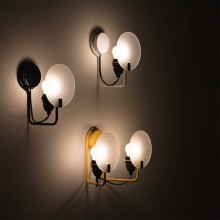 Bugia Doppia Lampada da parete Stilnovo - Agof Store