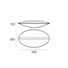 Diphy Lampada da parete soffitto Stilnovo - Agof Store