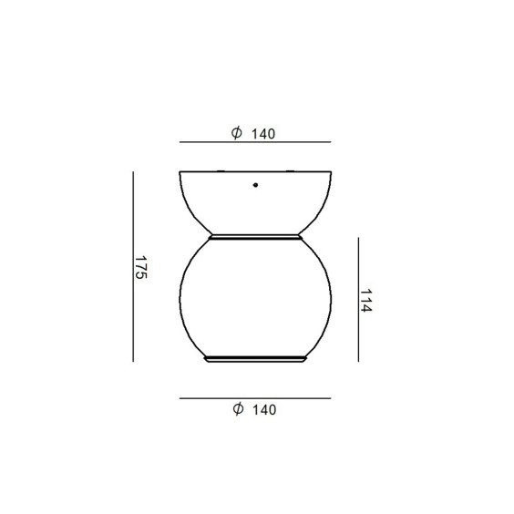 Stilnovo Gravitino 541 wall ceiling lamp - Agof Store
