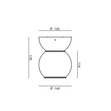 Gravitino 541 Lampada a soffitto Stilnovo - Agof Store