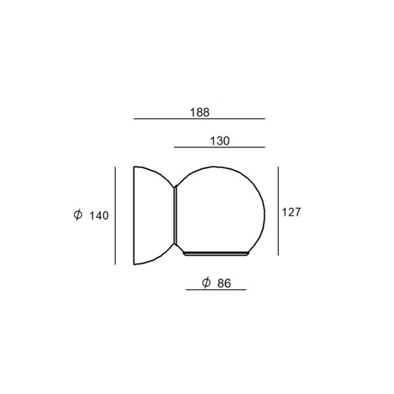Stilnovo Gravitino 541 Wandleuchte - Agof Store