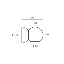 Stilnovo Gravitino 541 Wandleuchte - Agof Store