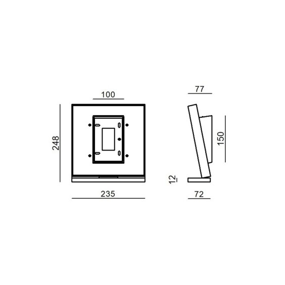 Inbilico Lampada da parete Stilnovo - Agof Store