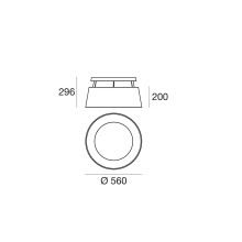 Oxygen Lampada a soffitto Stilnovo - Agof Store