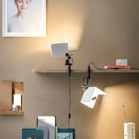 Triedro Morsetto Lampada da parete Stilnovo - Agof Store