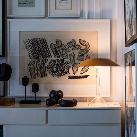 Chapeau M Lampada da tavolo Foscarini - Agof Store
