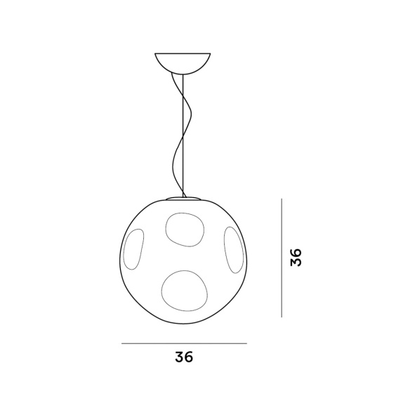 Foscarini Hoba grande Pendelleuchte - Agof Store