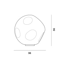 Hoba grande Lampada da tavolo Foscarini - Agof Store