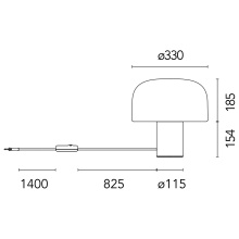 Flos Bellhop Glass table lamp - Agof Store Flos Bellhop Glass table lamp - Agof Store