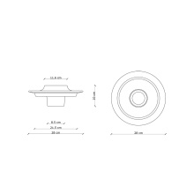 Voilà C2775 Lampada da parete Ferroluce - Agof Store