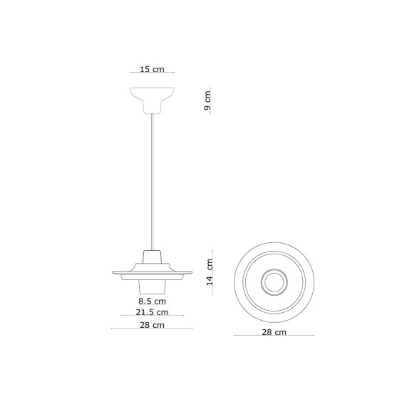 Voilà C2776 Lampada a sospensione Ferroluce - Agof Store