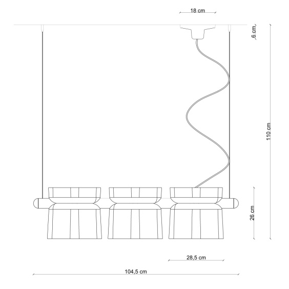 Yakitori C2790 Lampada a sospensione Ferroluce - Agof Store