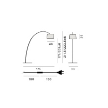 Foscarini Twiggy Led floor lamp - Agof Store