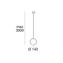 Linea Light Oh LED pendant lamp - Agof Store