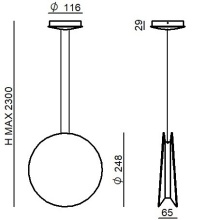 Linea Light Yo-Yo pendant lamp - Agof Store