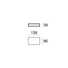 Box Lampada da parete Linea Light - Agof Store