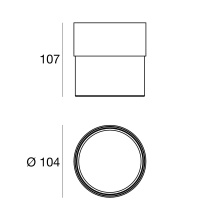 Crumb Lampada a soffitto Linea Light - Agof Store