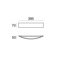 Linea Light Curvè wall lamp - Agof Store