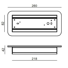Linea Light Gemini 1 wall lamp - Agof Store
