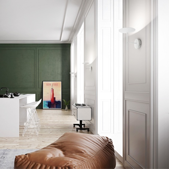 Poe Lampada da parete Linea Light - Agof Store