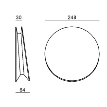 Linea Light Yo-Yo wall lamp - Agof Store