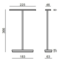 Dubcolor Lampada ricaricabile da tavolo Linea Light - Agof Store