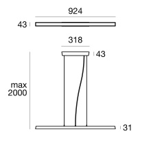 Linea Light Lira R outdoor pendant lamp - Agof Store