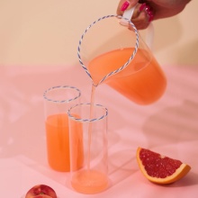 Zafferano Intrecci Hoher Tumbler Glas - Agof Store