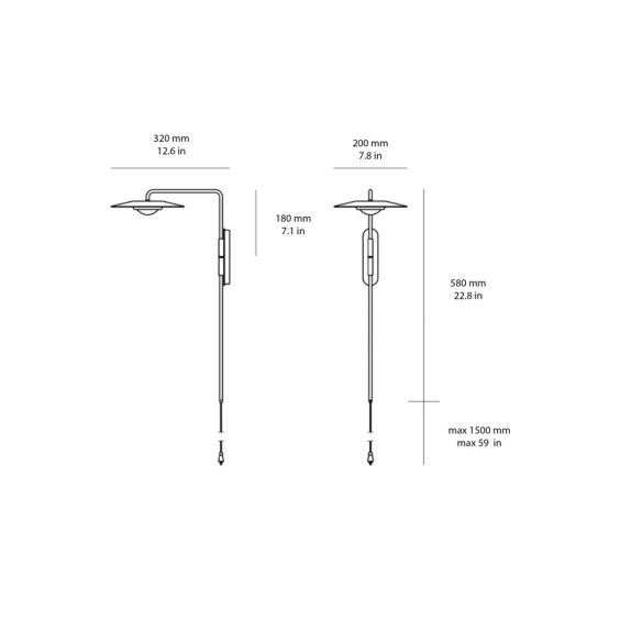 LucePlan Koinè wall lamp - Agof Store