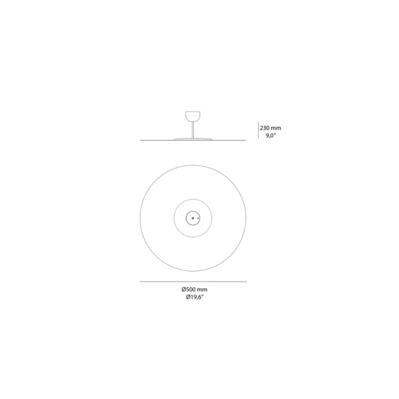 Millimetro Lampada a soffitto LucePlan - Agof Store