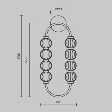 Maytoni Amulet wall lamp - Agof Store