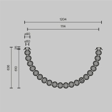 Amulet 8 Lampada a sospensione Maytoni - Agof Store