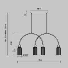 Maytoni Antic 4 pendant lamp - Agof Store