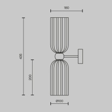 Maytoni Antic 2 wall lamp - Agof Store